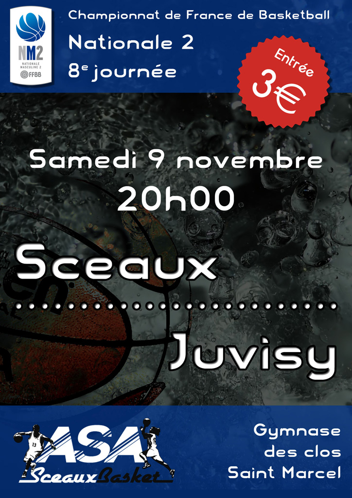NM2 - Sceaux / Juvisy, samedi 9 novembre 2013 à 20h00