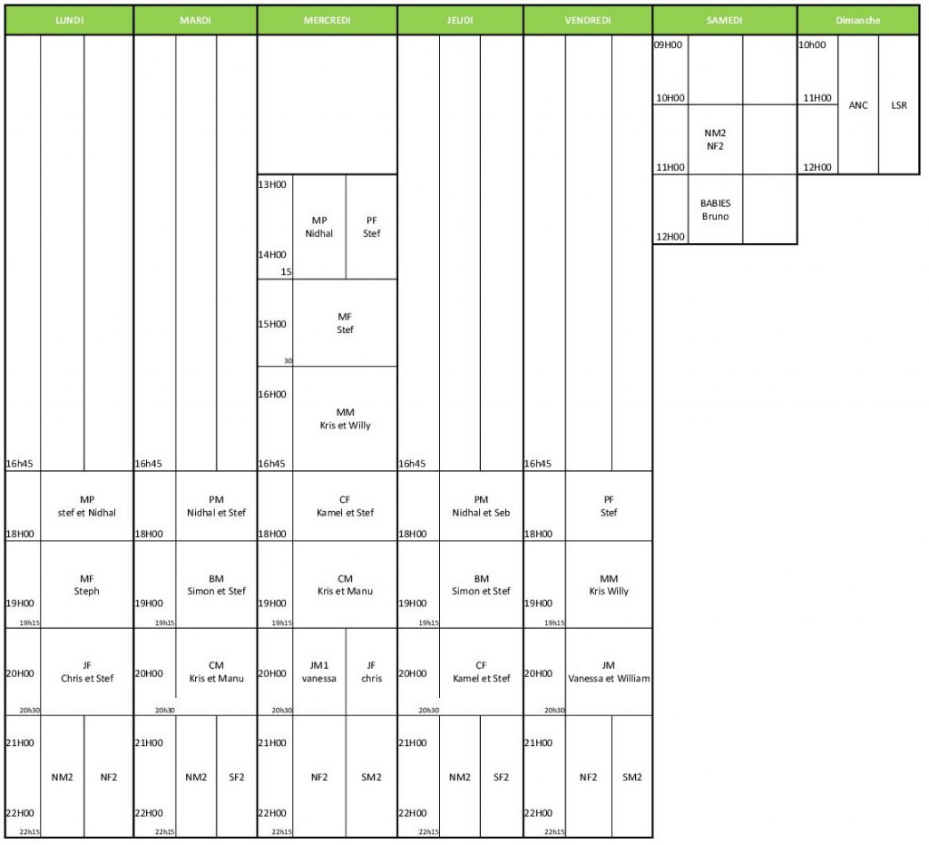 Planning de salle Saison 2015-2016 - V2